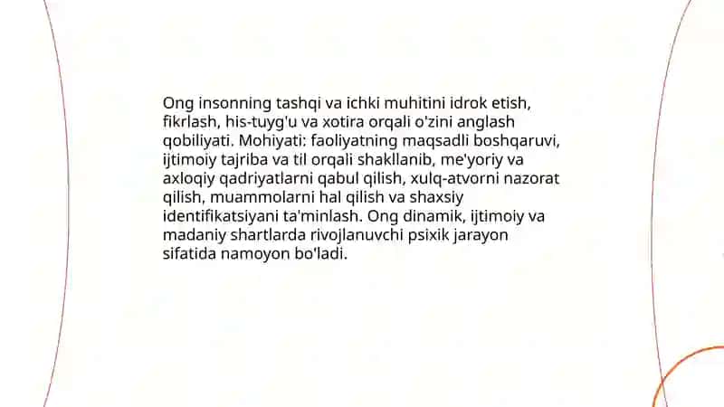 Ong haqida tushuncha va uning xossalari 3