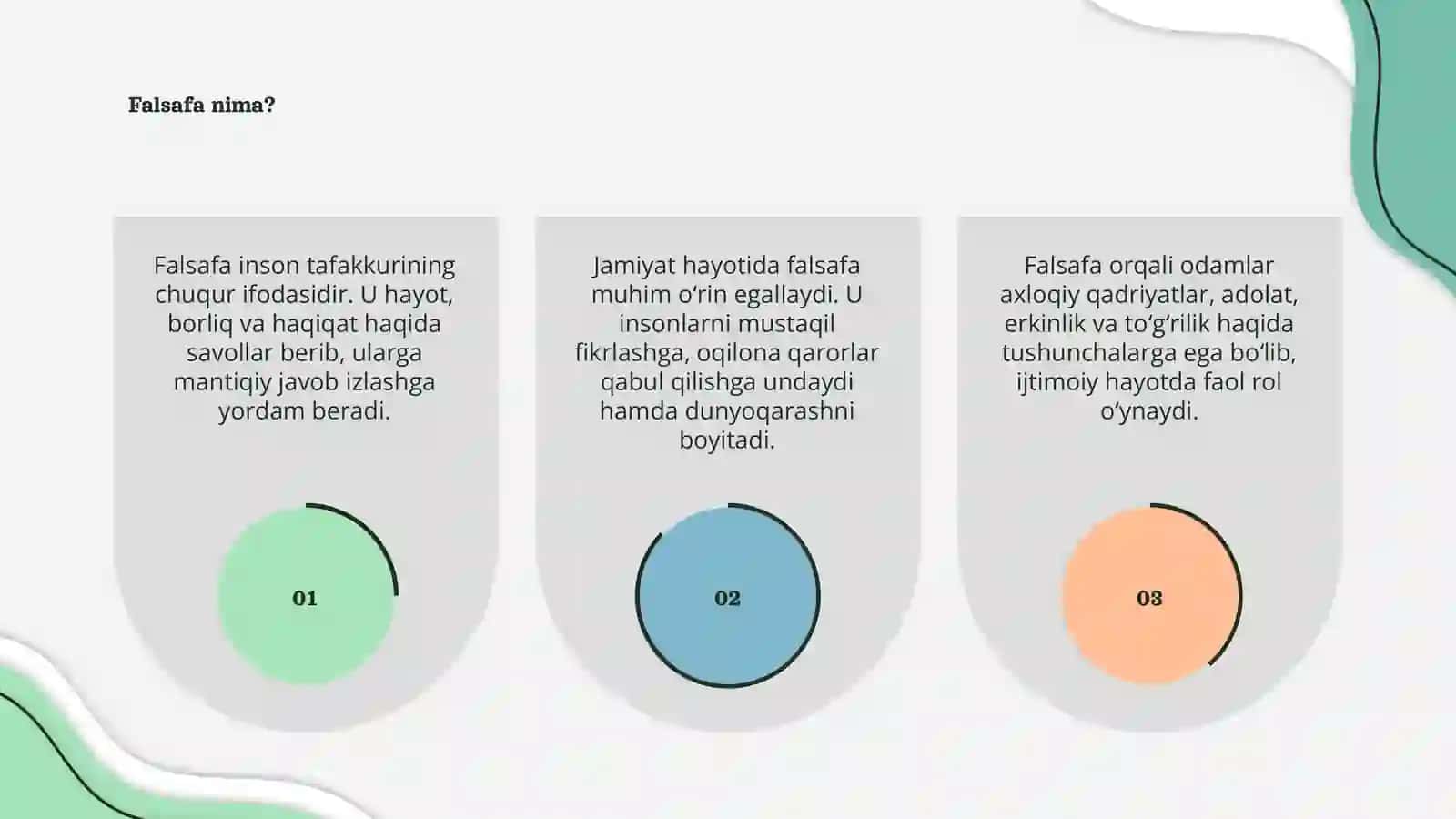 Falsafa va uning jamiyat hayotidagi roli 3