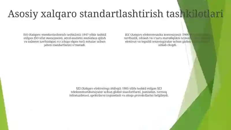 ISO (Xalqaro standartlashtirish tashkiloti) 3