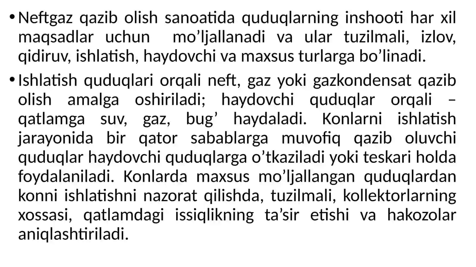 Quduqlarning turlari 3