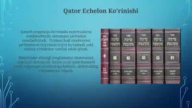 Chiziqli Tenglamalar va Matritsalar 3