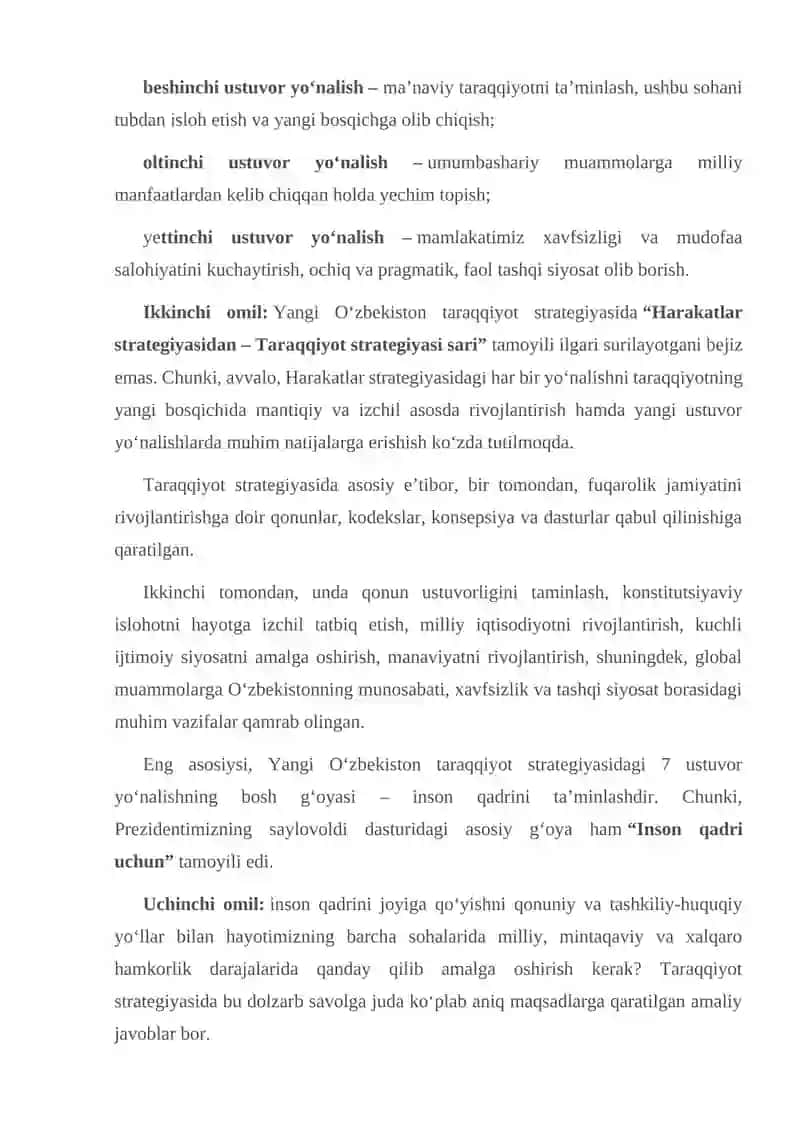 Yangi O‘zbekiston tarraqiyot strategiyasi 3