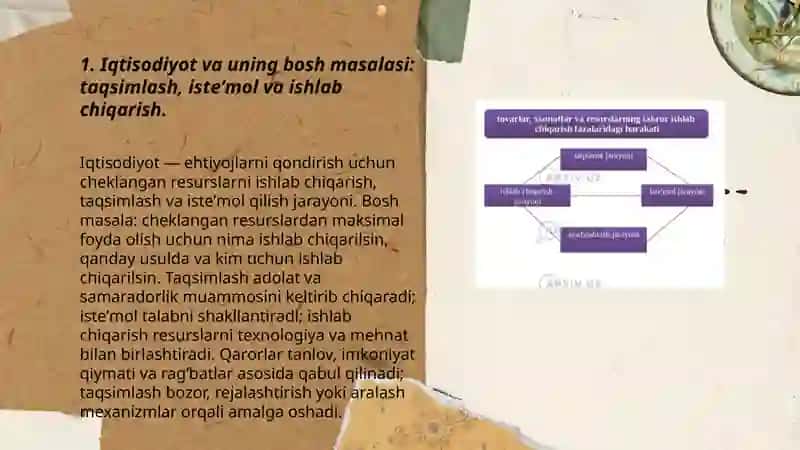 IQTISODIYOT NAZARIYASI FANINING PREDMETI VA BILISH 3