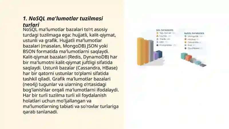 NoSQL tizimlarida ma'lumotlarni optimallashtirish 3