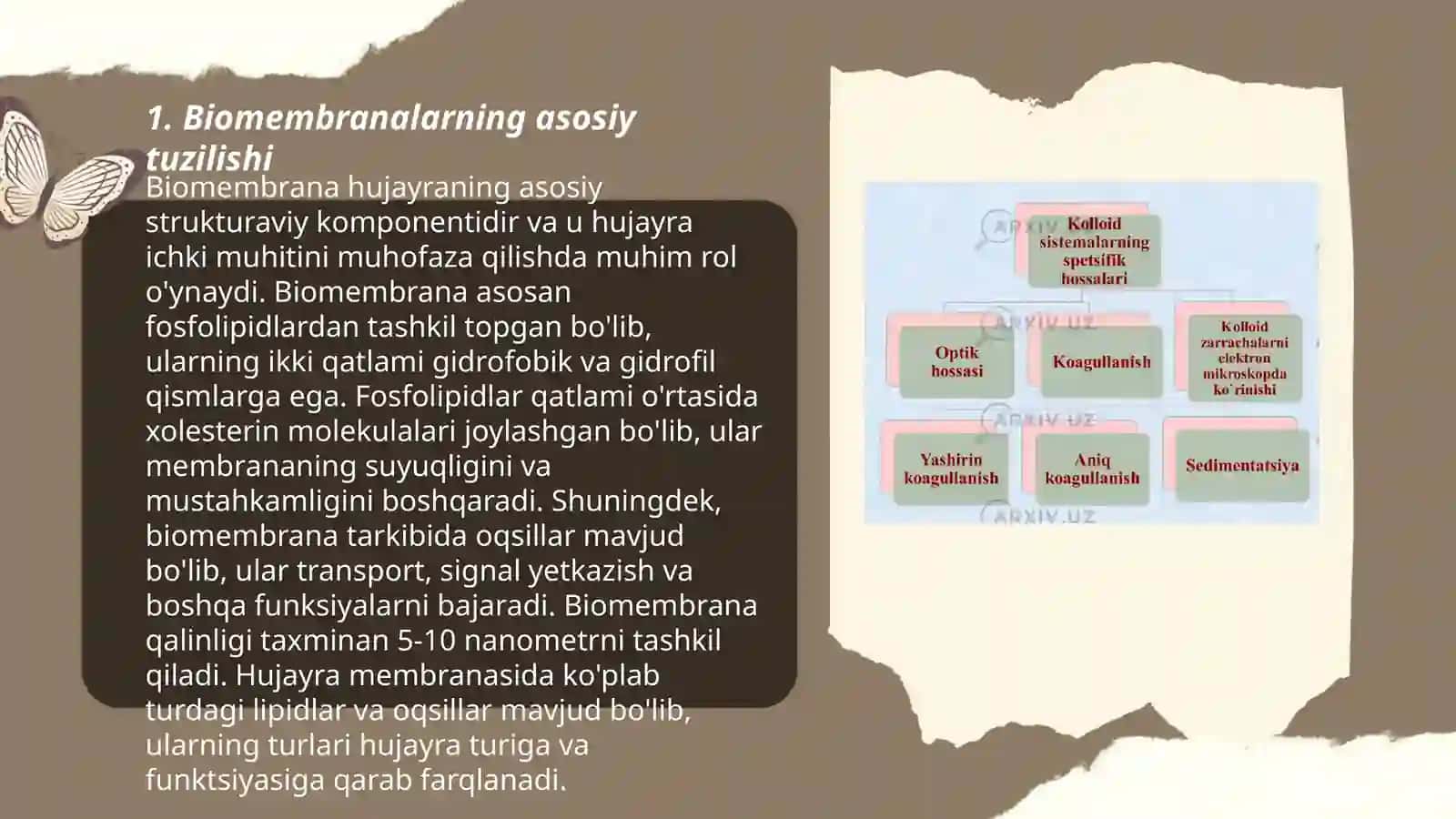Biologik membranalardagi fizik jarayonlar 3