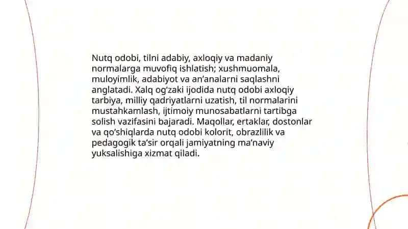 Xalq ogʻzaki ijodida nutq odobi 3
