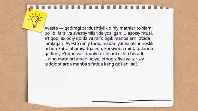 Avesto haqida malumot 3