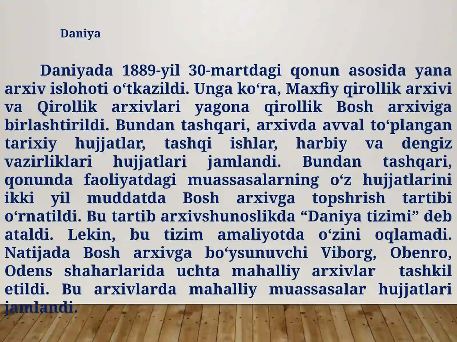 Skandinaviya davlatlari vafillandiyada arxiv ishi uslubiyoti 3