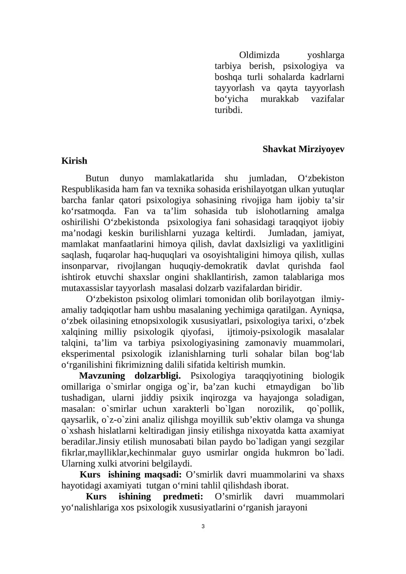 O’smir yoshdagi o‘quvchilarning muammolari va ularga ko‘rsatiladigan yordam 3