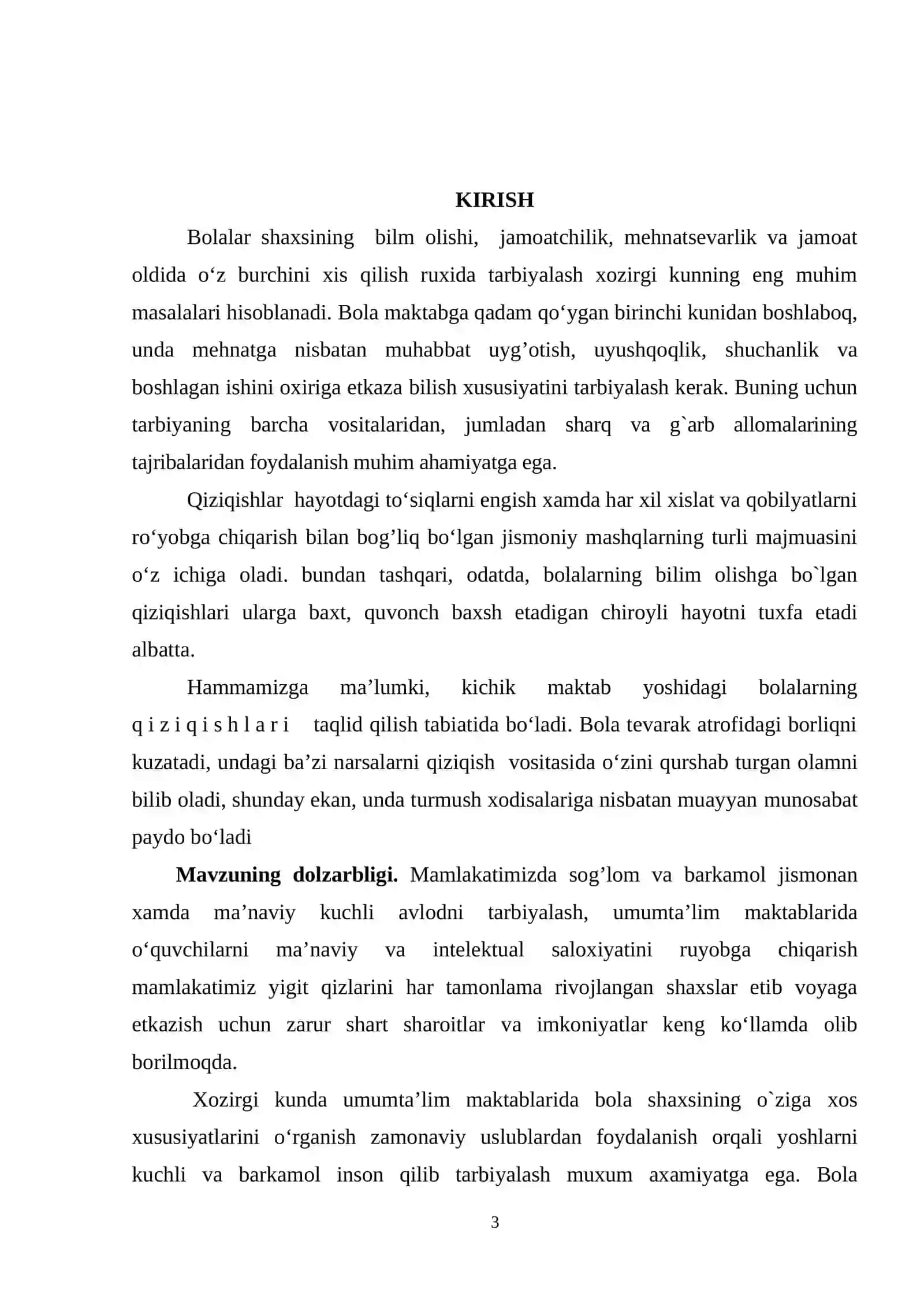 BOLA SHAXSIDA BILIMGA QIZIQISHNI RIVOJLANTIRISHGA DOIR SHARQ VA G`ARB ALLOMALARINING QARASHLARI TIZIMI 3
