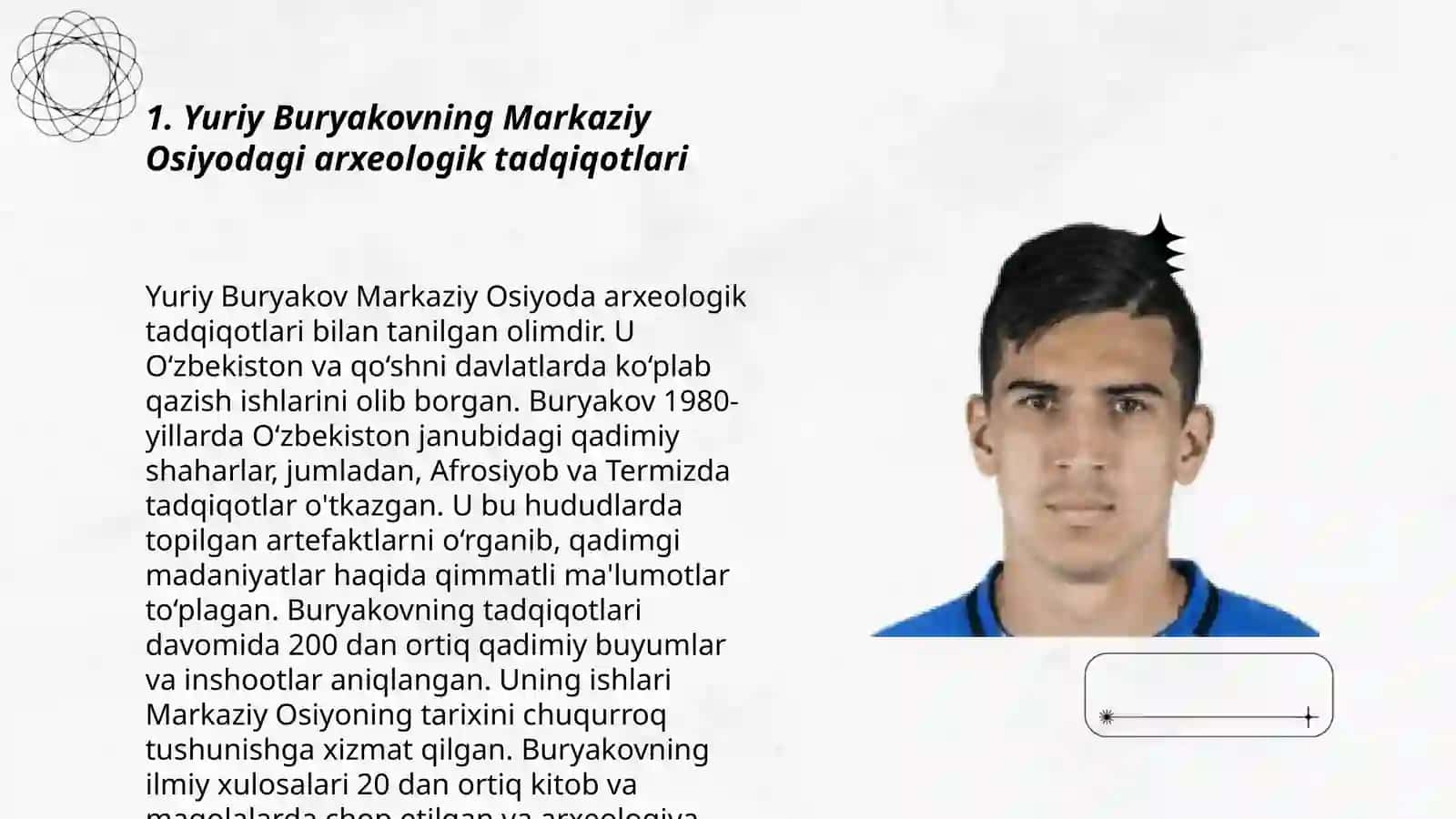 Yuriy Buryakov tadqiqotlari 3