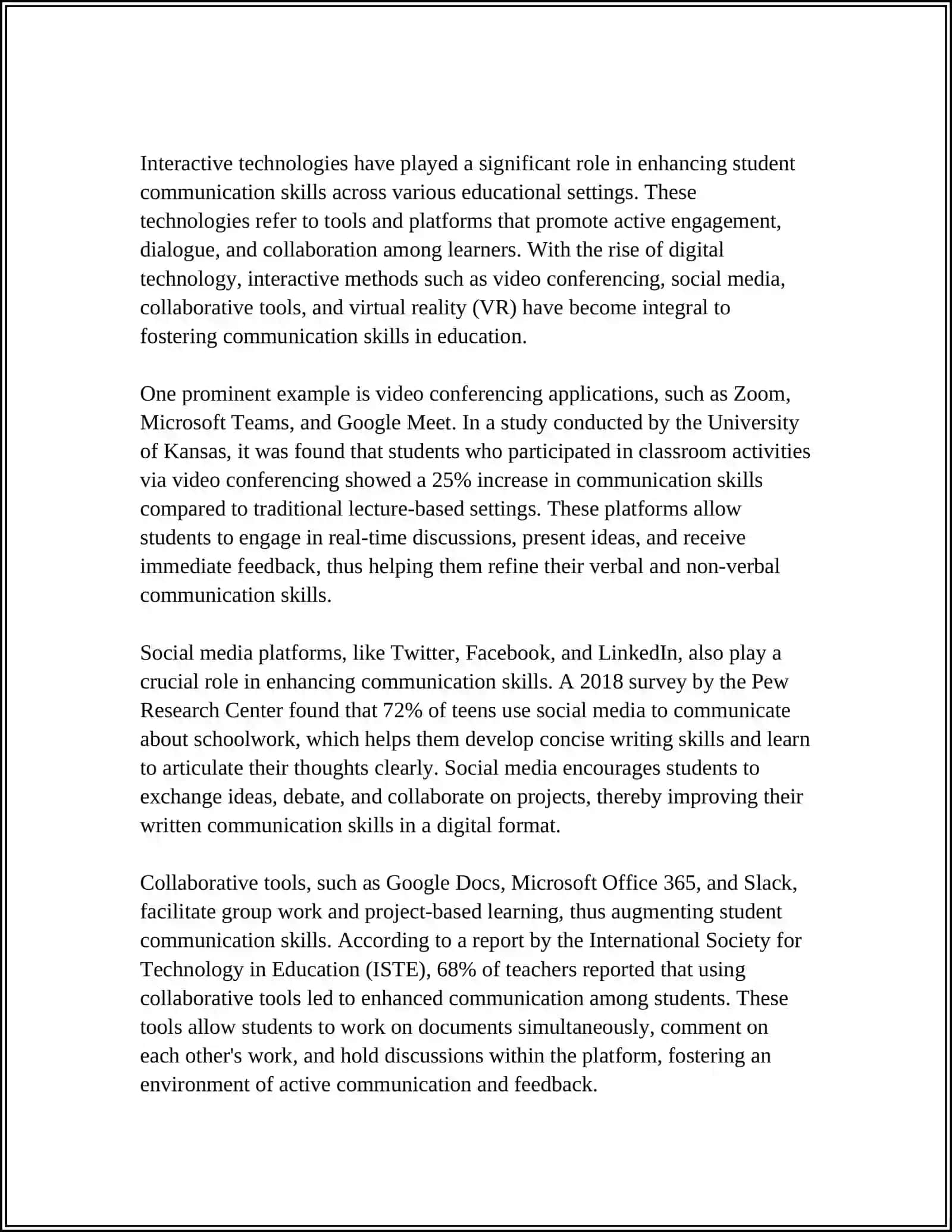 TRANSFER OF INTERACTIVE TECHNOLGIES IN THE FORMATION OF STUDENTS COMMUNICATIVE COMPETENCE 3