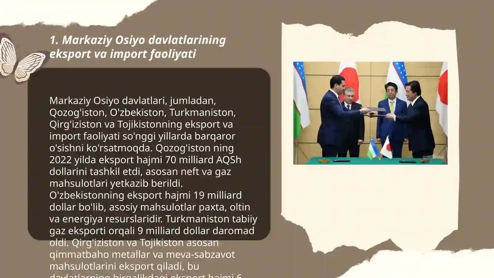 Markaziy Osiyo davlatlari tashqi iqtisodiy aloqalari 3