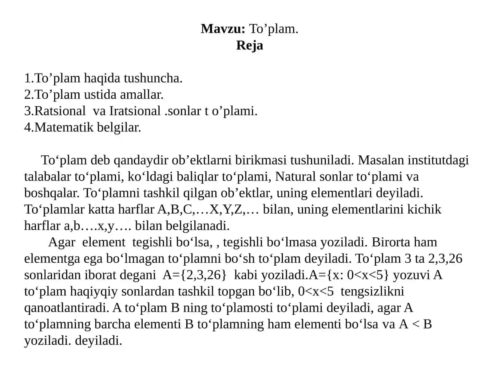 Oliy matematika asoslari 3
