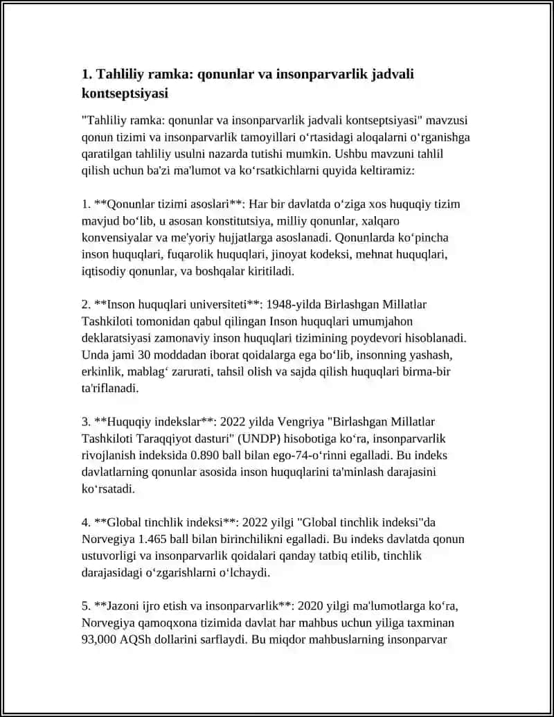 QONUNLAR VA INSONPARVARLIK JADVALI TAHLILI 3