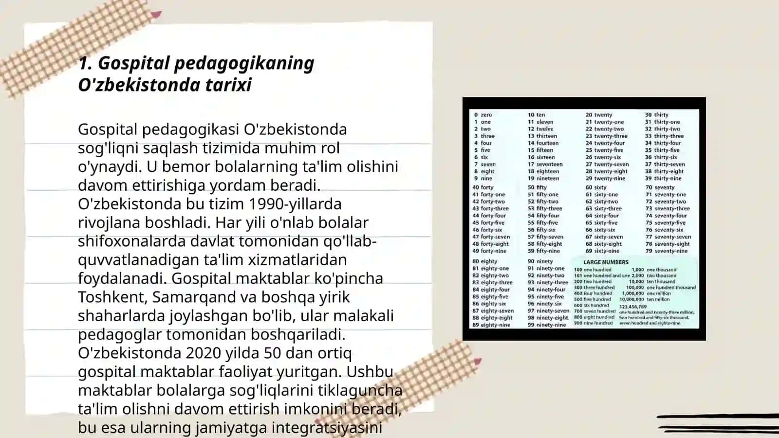 Gospital pedagogikaning O'zbekistonda rivojlanishi 3