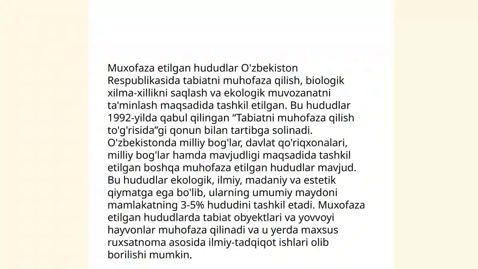 Muxofaza etilgan hududlarning qonun bilan ximoyalanishi 3