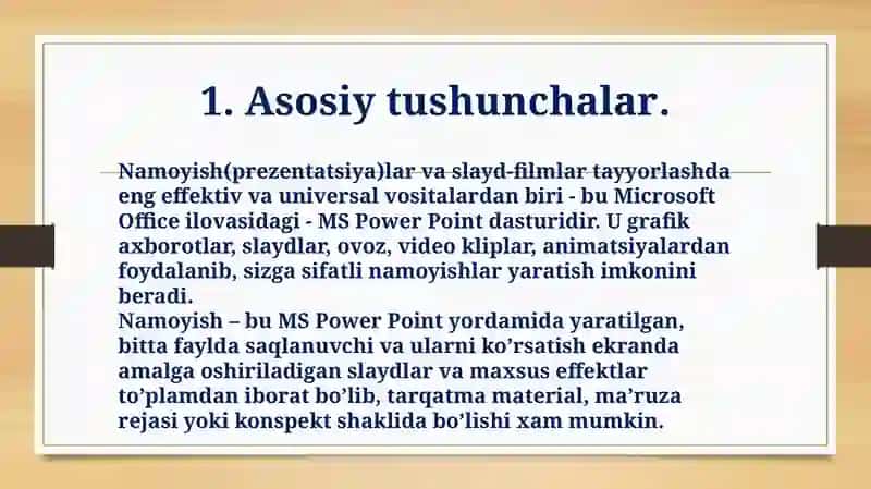 MS Power Point 2010 da dinamik tadqimotlar 3