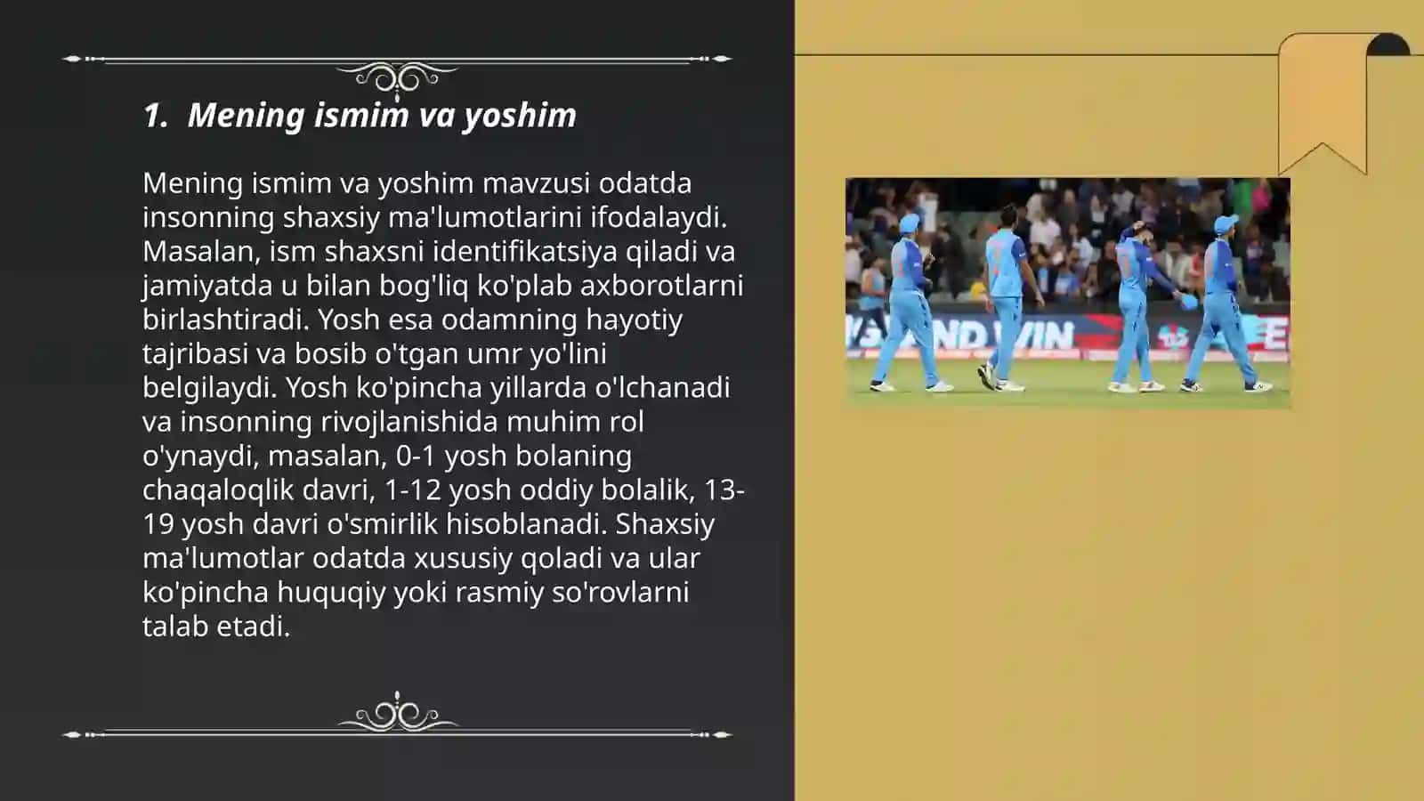 Mening ismim va yoshim 3