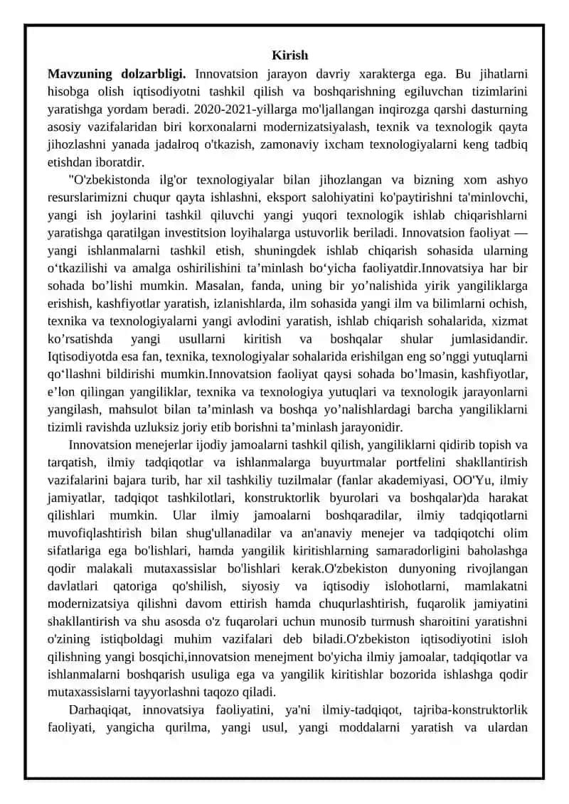Innovatsion faoliyatni tashkil etish 3