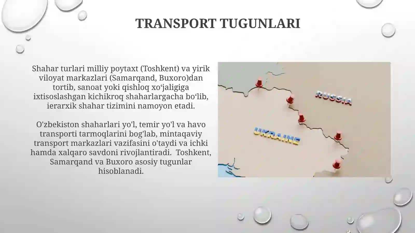 O’zbekiston shaharlarining funksional tiplari 3