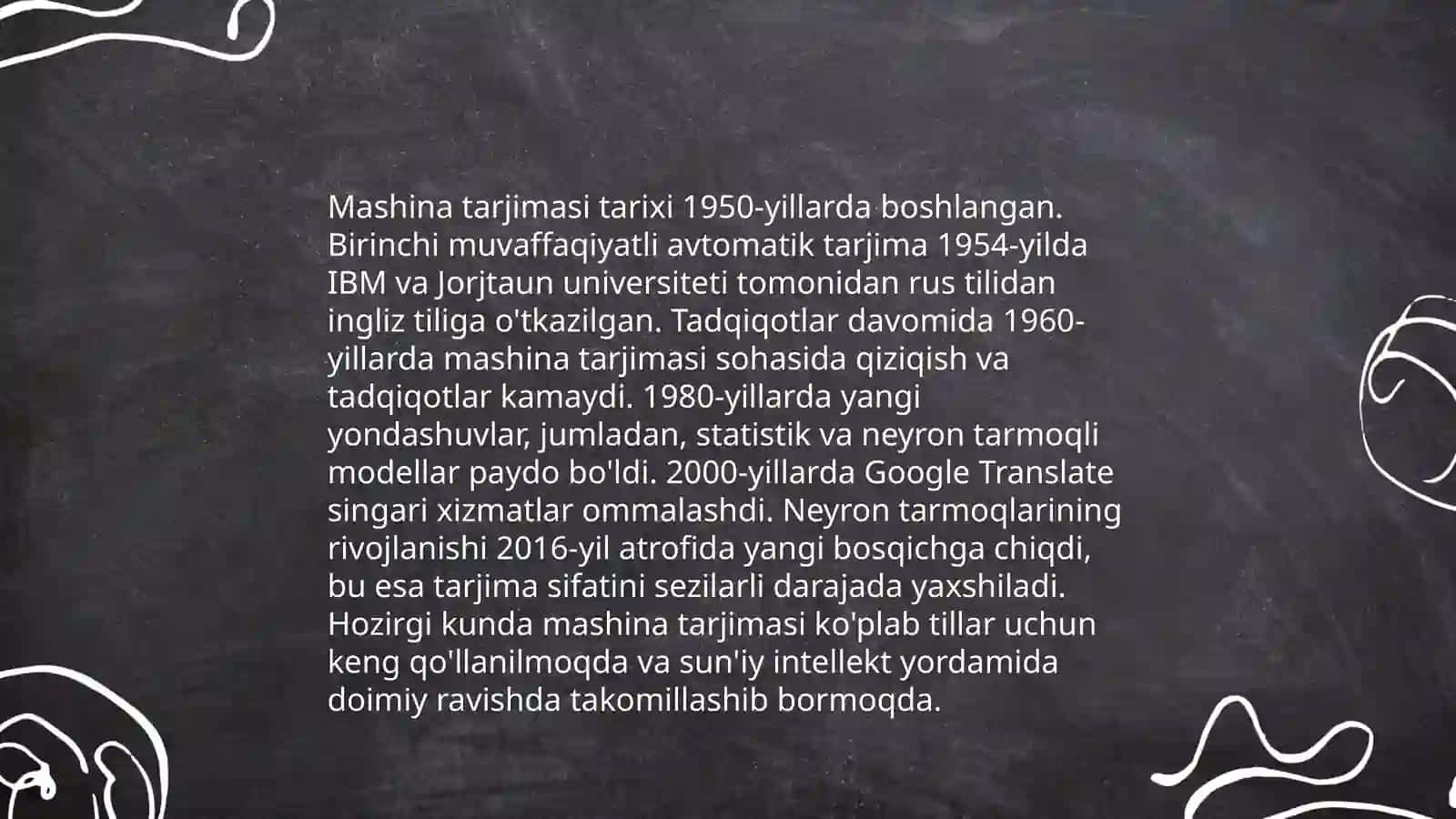 Mashina tarjimasi tizimlari 3