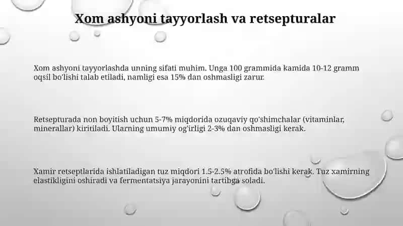 Boyitilgan baton mahsulotlarini ishlab chiqarishning texnologik jarayonlari 3