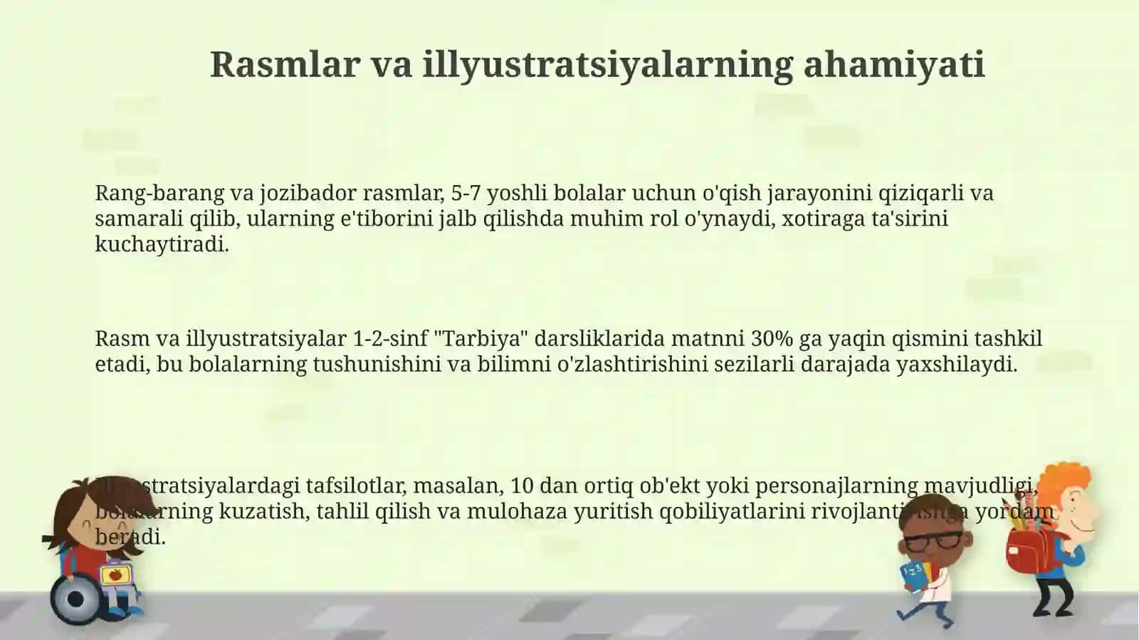 1-2-sinf "Tarbiya" darsliklarinioʻrganish 3