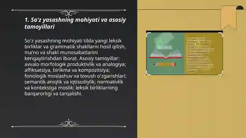 Ona tilida so'z yasash usullari 3