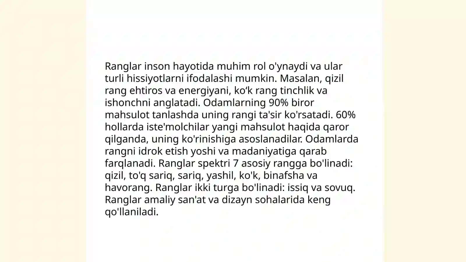 Sifat soʻz turkumini oʻrganishdagi leksik-semantik mashqlar 3