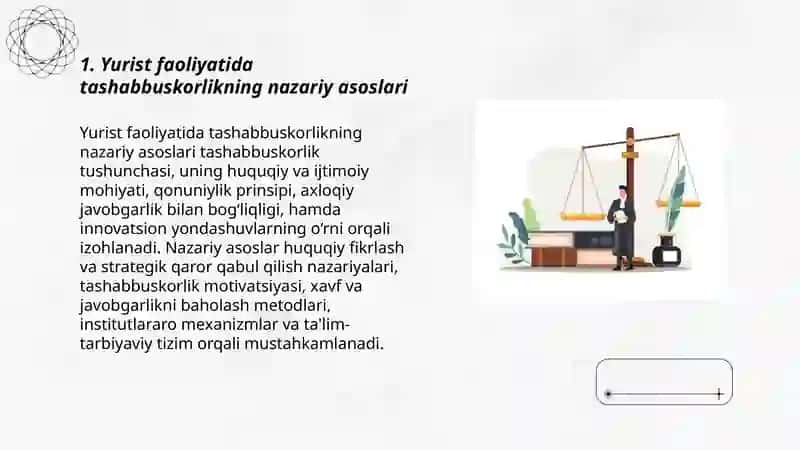 Yurist faoliyatida tashabbuskorlik va kreativlik 3
