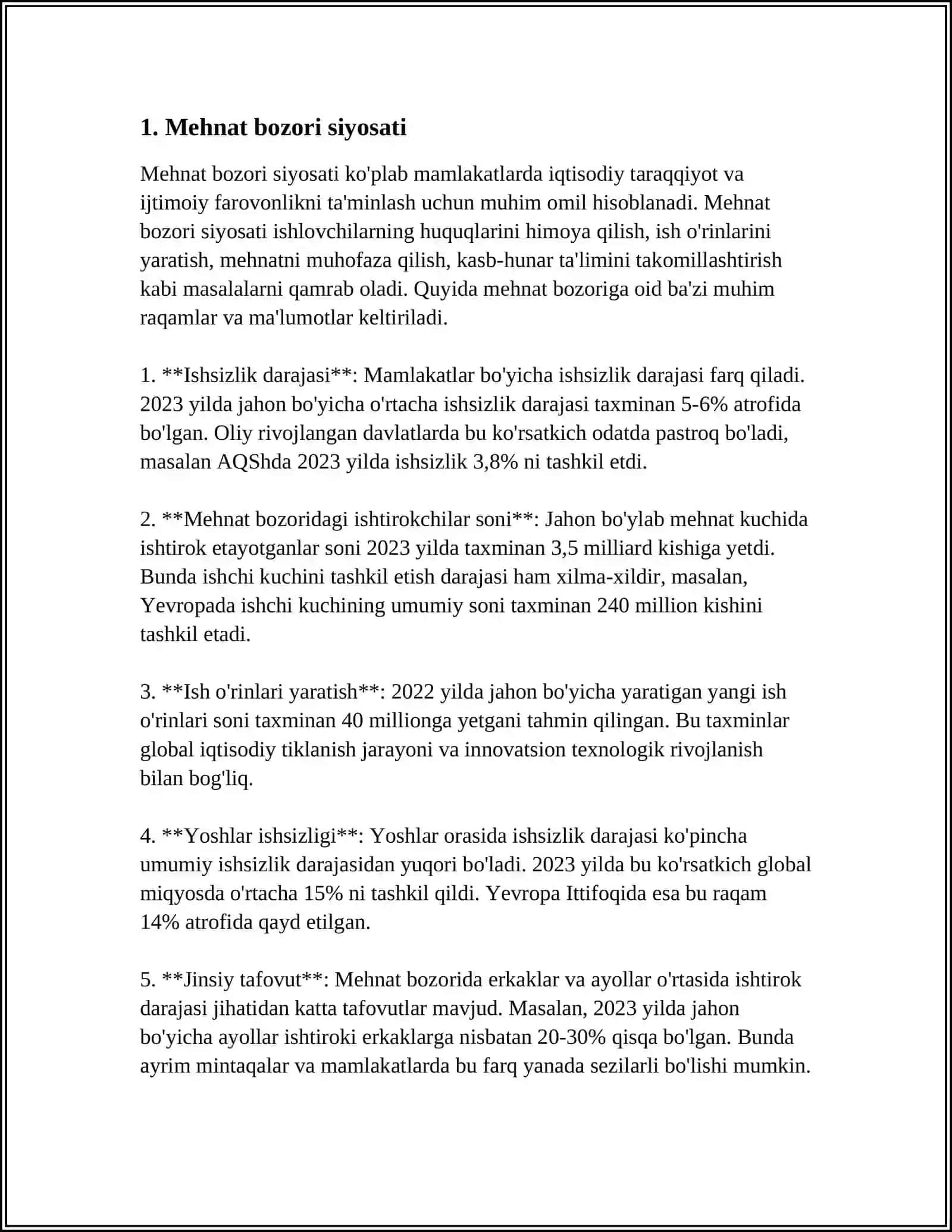 MEHNAT BOZORI VA KORXONALARDA MEHNAT RESURSLARIDAN FOYDALANISH 3