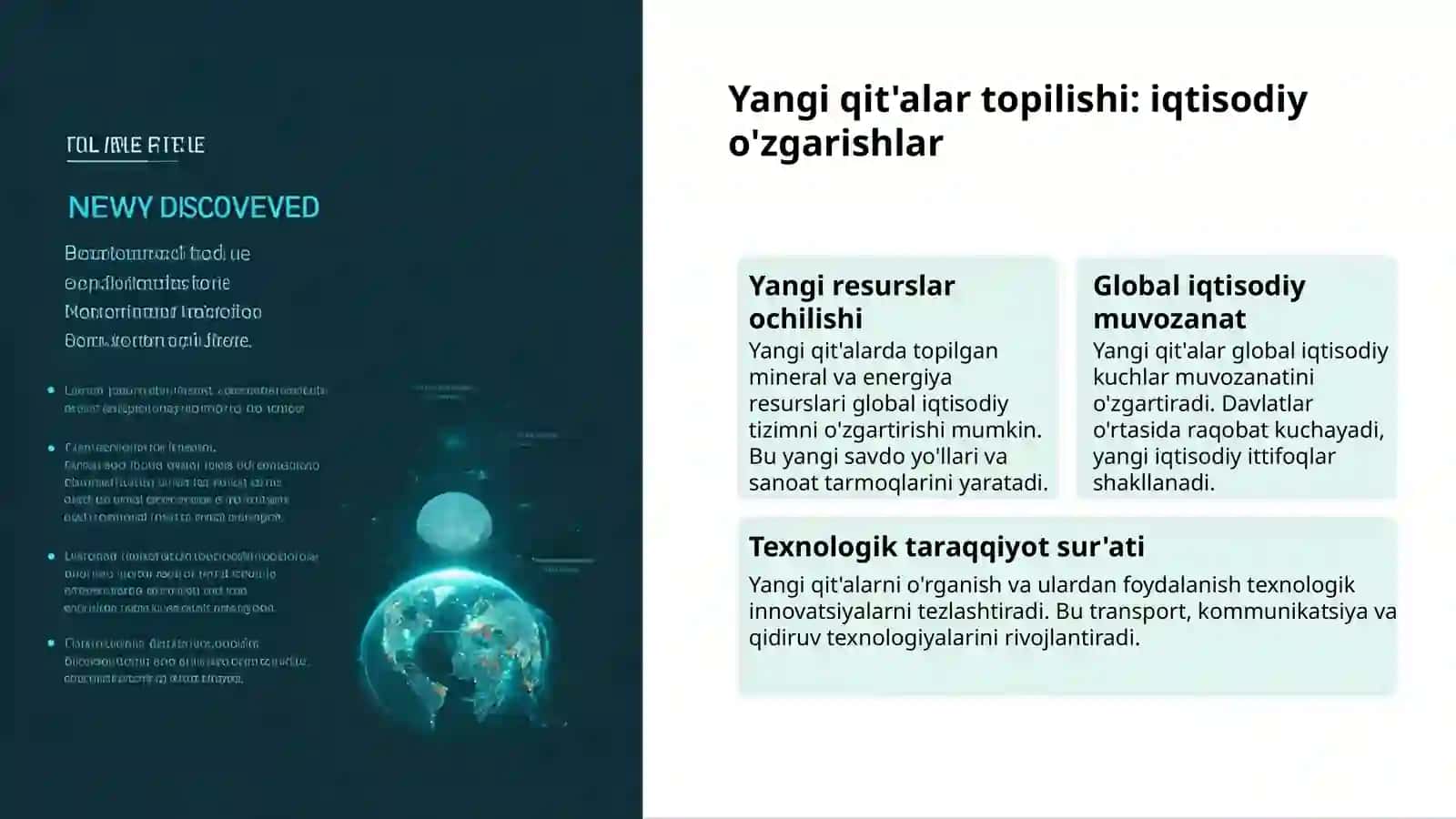 Geografik kashfiyotlar: dunyo munosabatlari 3
