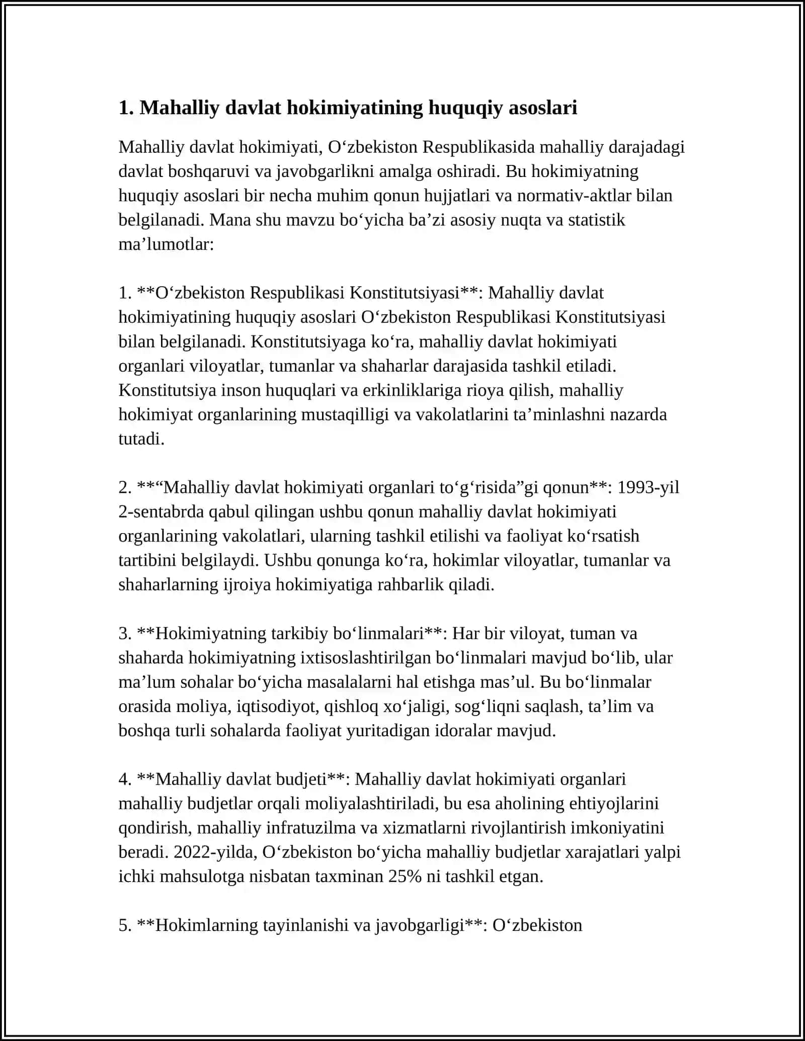MAHALLIY DAVLAT HOKIMIYATI ASOSLARI 3