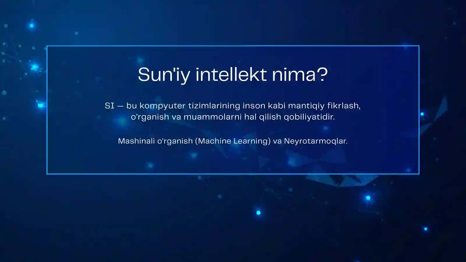 Sun'iy Intellekt: Insoniyatning Yangi Imkoniyatlari 3