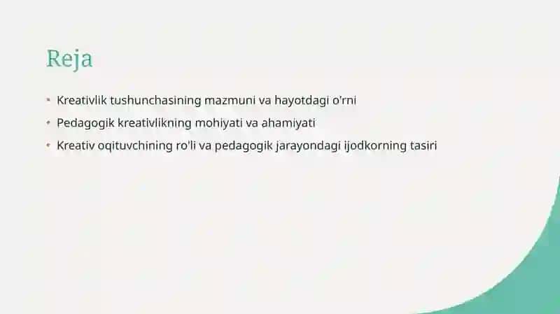 Kreativlik va pedagogik 3