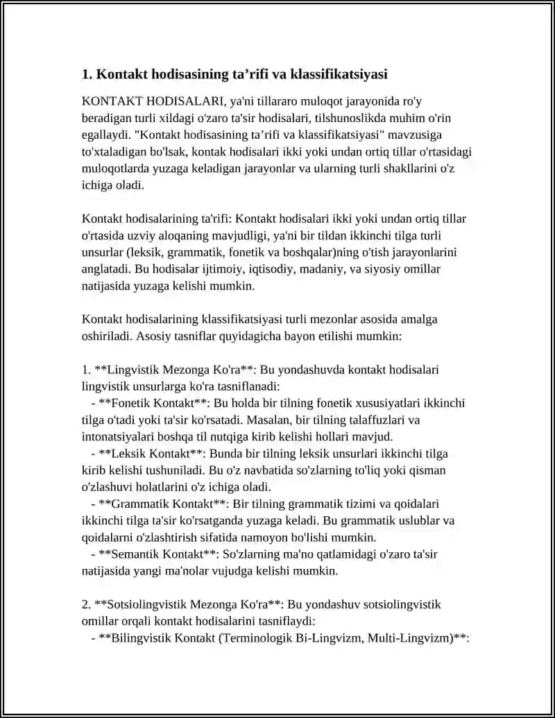 KONTAKT HODISALARI 3