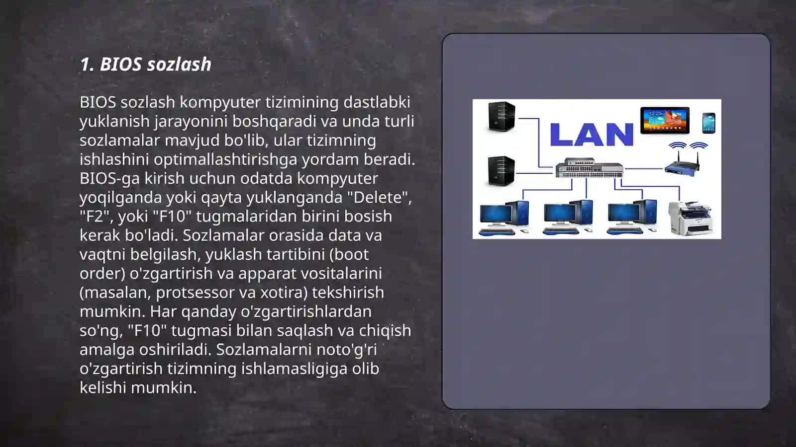 BIOS sozlash 3