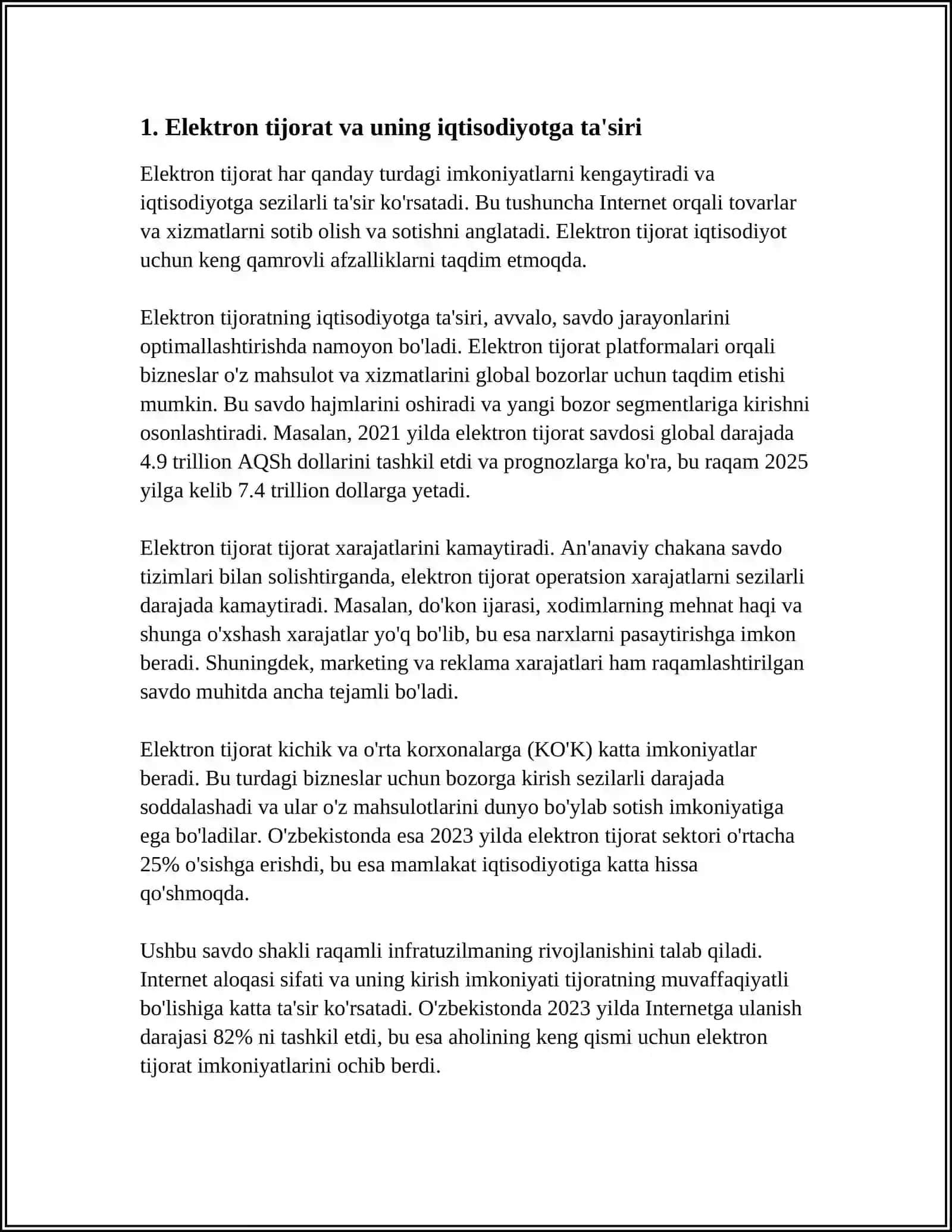 MILLIY IQTISODIYOTNI TURLI SOHALARDA INTERNET TEXNOLOGIYALARIDAN SAMARALI FOYDALANISH YO'LLARI 3