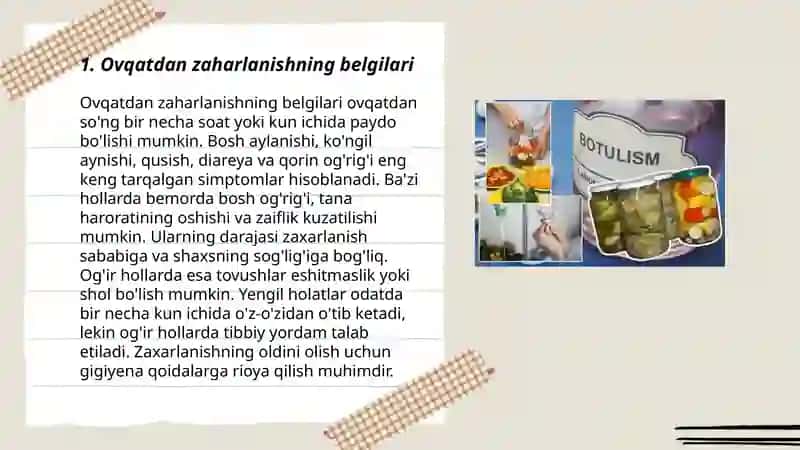 Ovqatdan zaharlanishlar va ularning profilaktikasi 3
