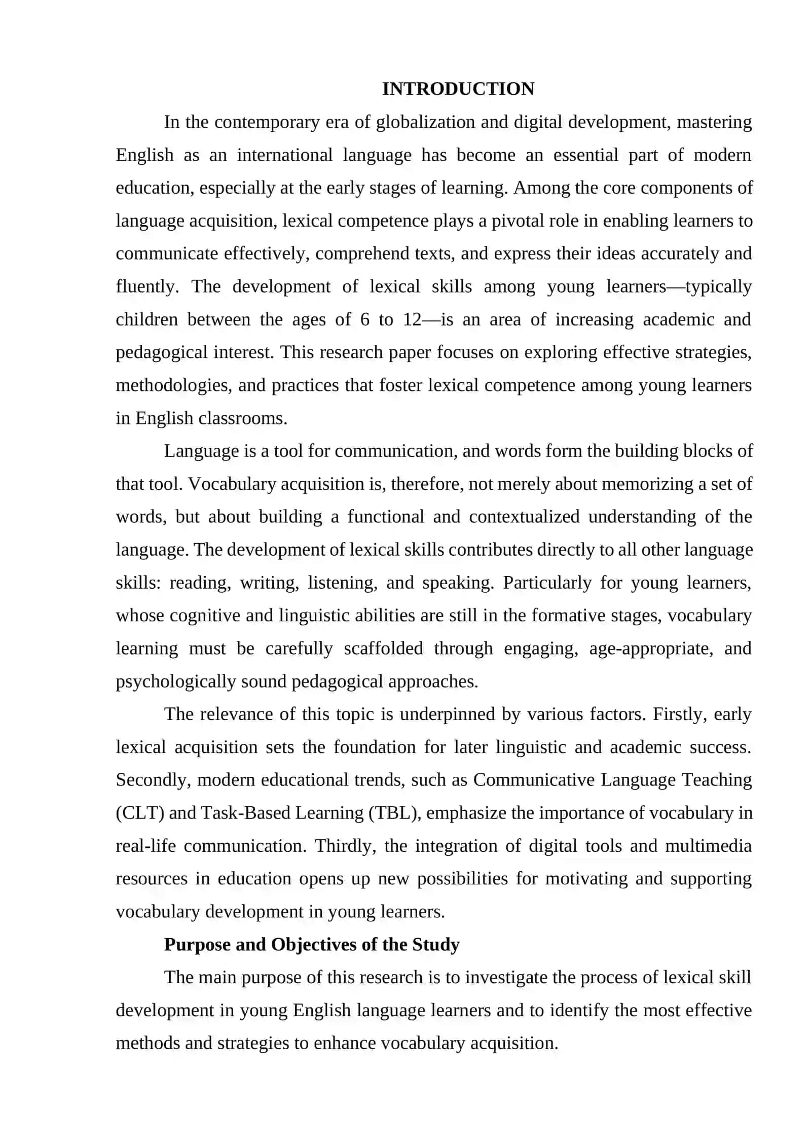 Theme: Developing lexical skills of the young leamers 3