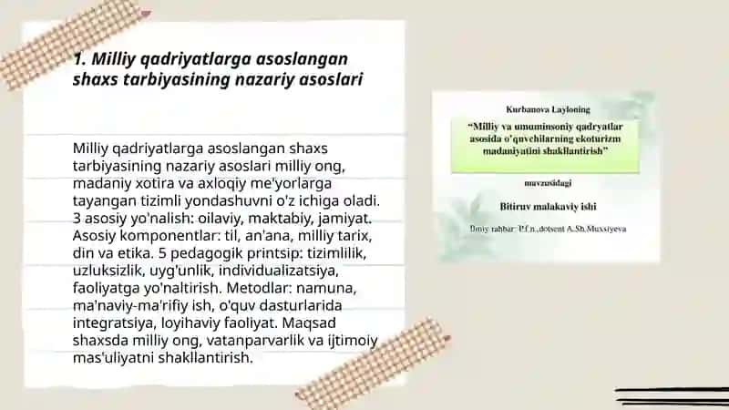 Milliy qadriyatlarga asoslangan shaxs tarbiyasi 3