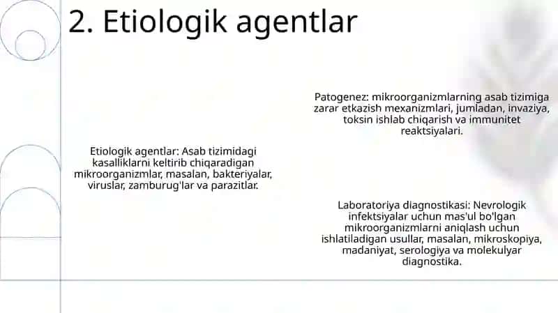 Asab Sistemasiga Tasir Qiluvchi Mikroorganizmlar Patogenezi Labaratoriya Tashxisi 3