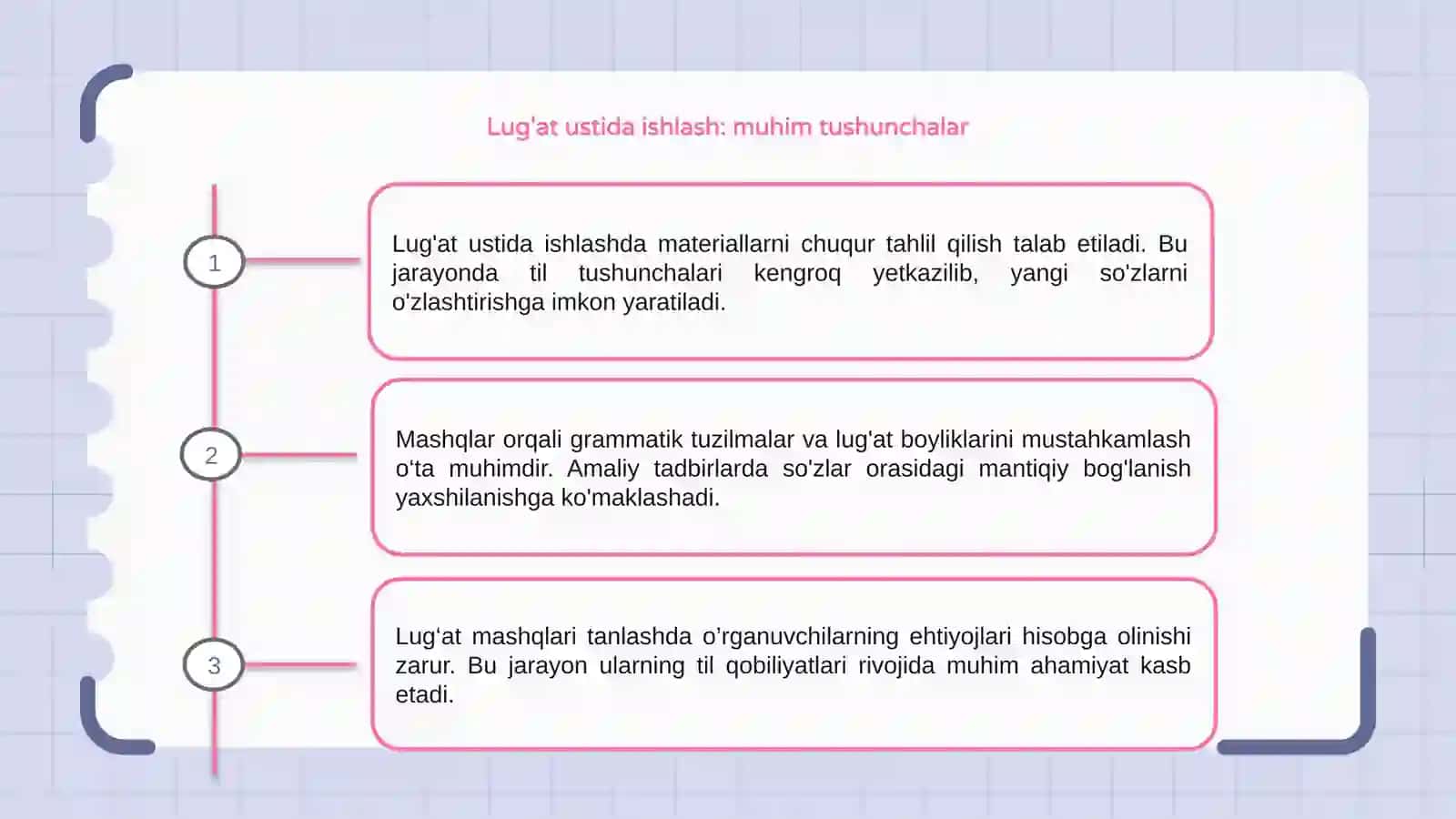 Lug'at ustida ishlash 3