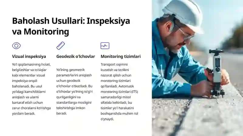 Yo'l Muhandislik Jihozlarini Samaradorligini Baholash 3