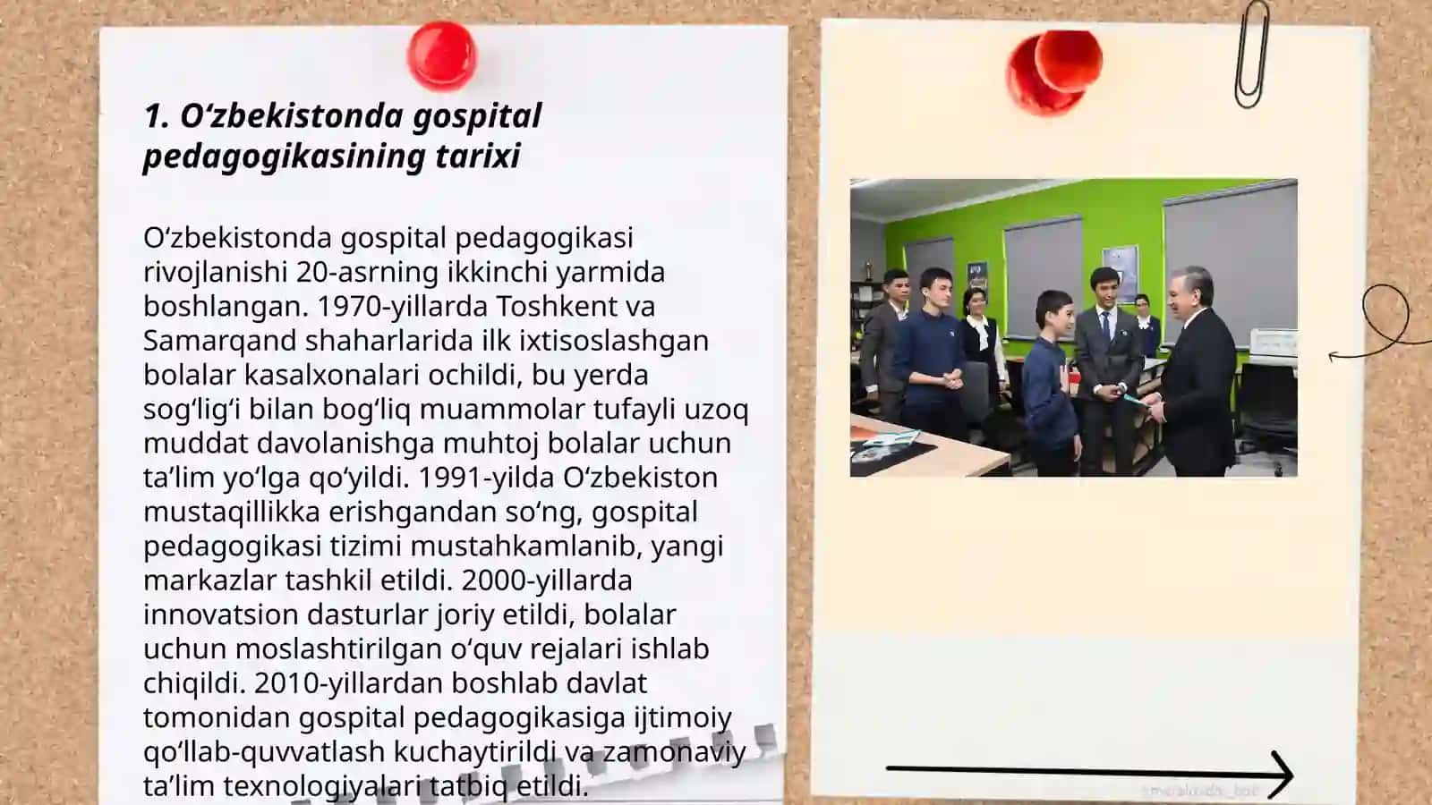 Oʻzbekiston Respublikasida gospital pedagogikaning rivojlanishi 3