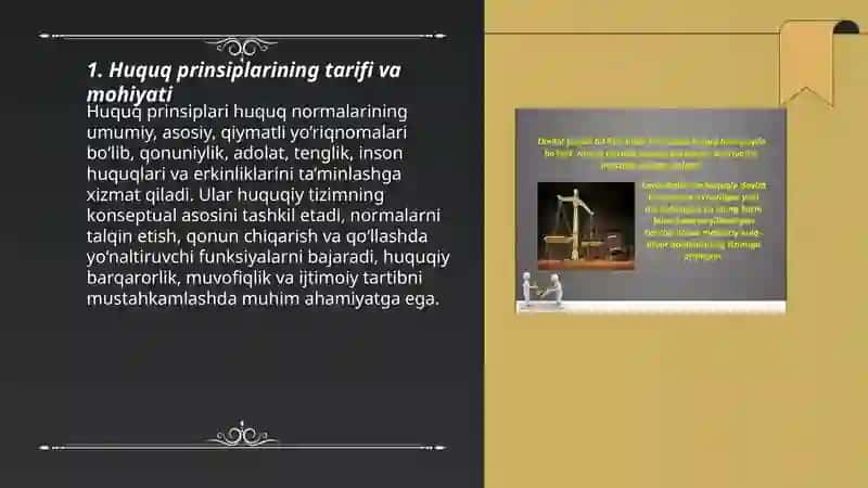 Huquq prinsiplari tushunchasi va mohiyati 3