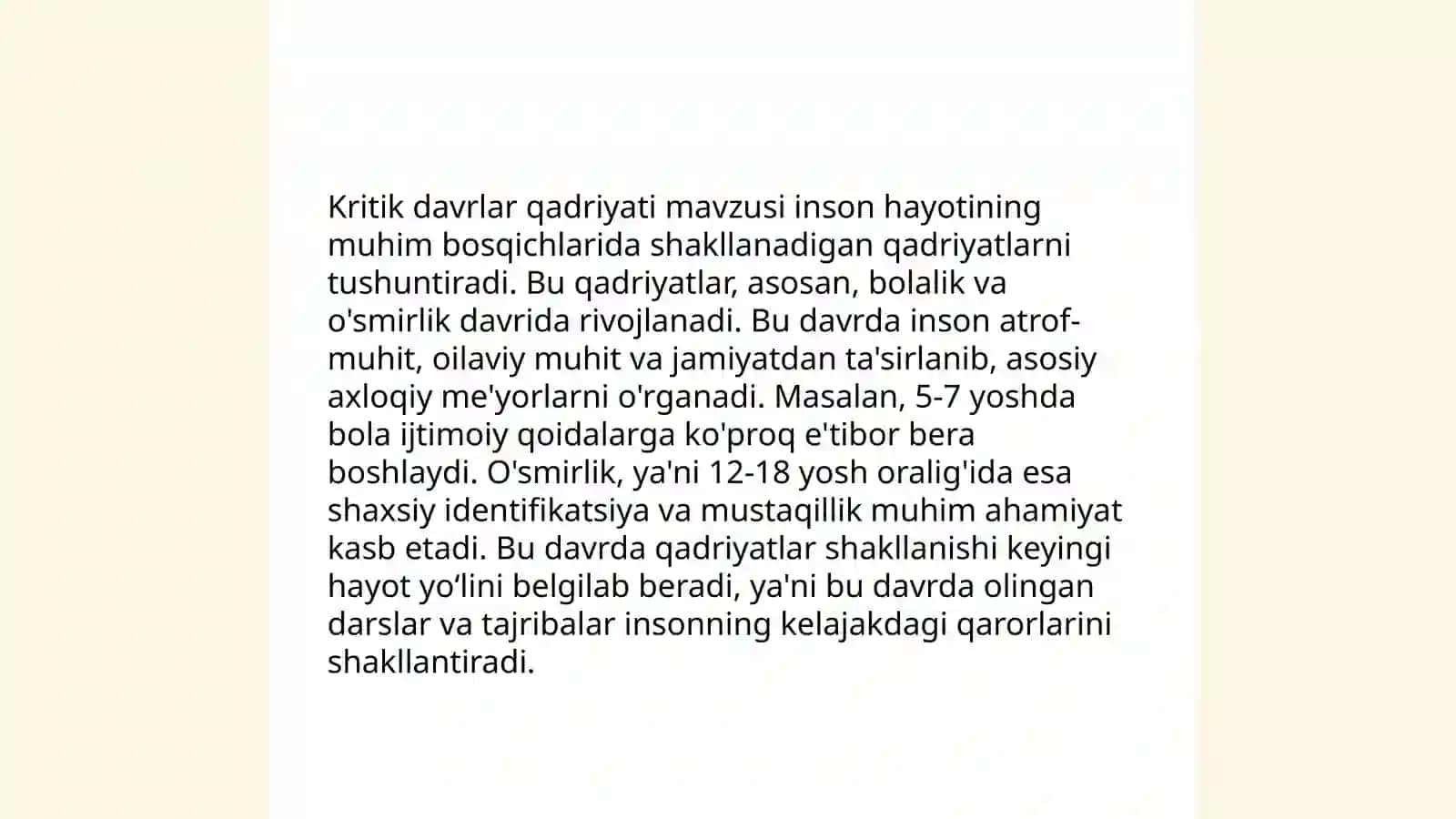 Kritik va sensitiv davrlar 3