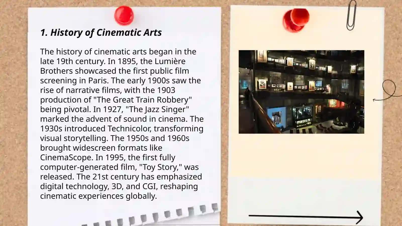 museums Cinemac and Theatres 3