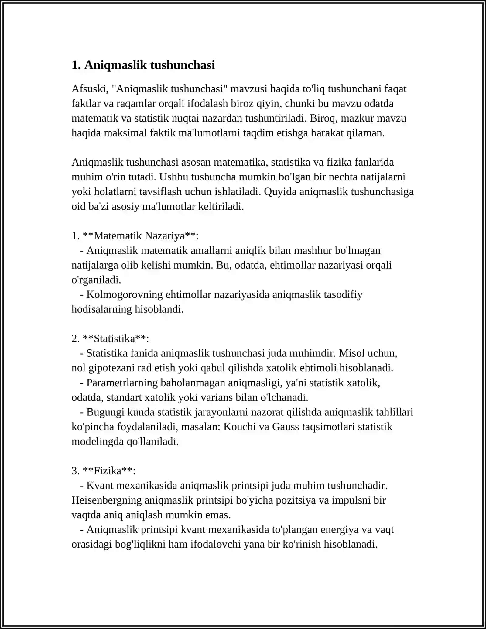 ANIQMASLIKLAR VA ULARNI OCHISH 3